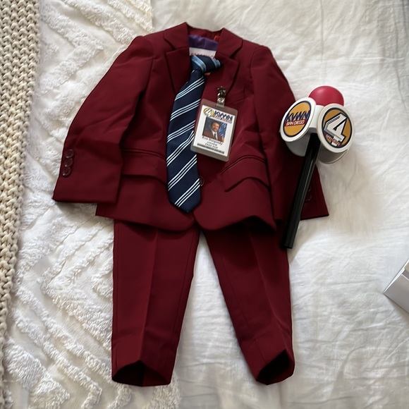 OppoSuits Other - Toddler 2T Ron Burgundy Halloween costume anchor man custom